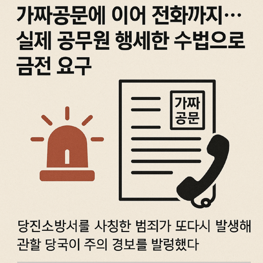 ‘당진소방서입니다.’ ... 그 한마디에 다시 속았다..png