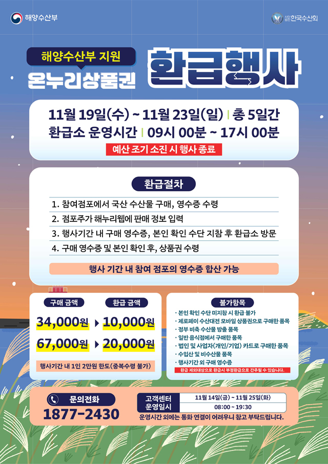 18일 (홍성군, 19일부터 수산물 온누리상품권 환급행사).jpg