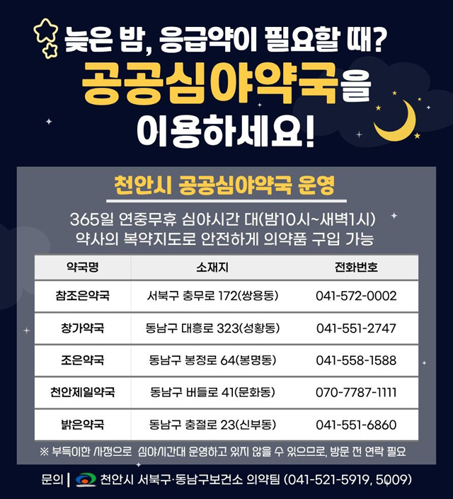 보건정책과(공공심야약국 5개소로 확대 운영 홍보문).jpg