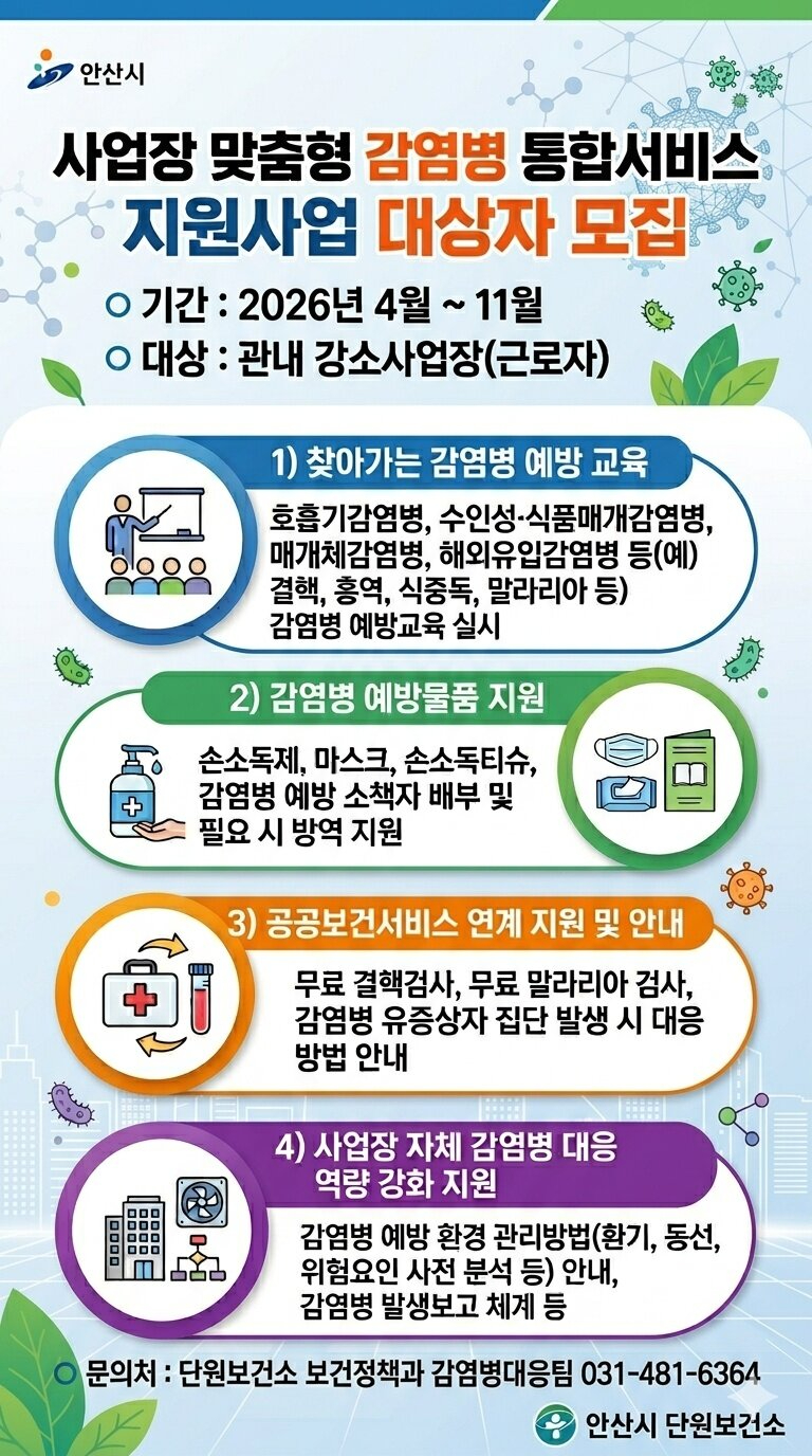 5.안산시, 사업장 맞춤형 감염병 통합서비스 지원사업 대상자 모집.jpg