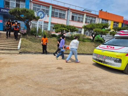 당진소방서, 학생 주도 재난안전 훈련 통해 실질적 체험 교육 강화