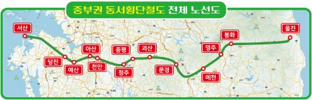 서산시, 중부권 동서횡단철도 국가계획 반영 ‘12개 시군과 한뜻’