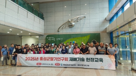 홍성군, 딸기농가 재배기술교육 열기 후끈