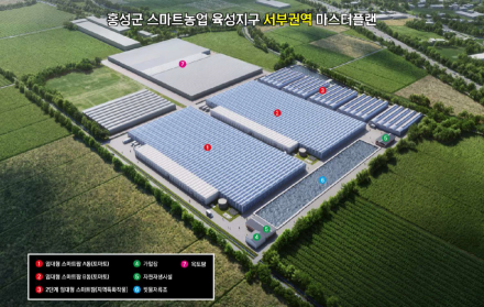 홍성군, 전국 최초! 스마트농업 육성지구 최종 지정!