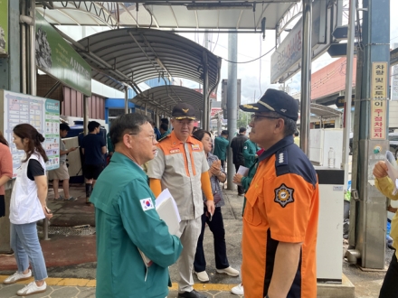 당진소방서, 집중호우 피해 복구 총력 대응