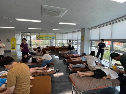 보령시 보건소, 천연머드 활용한 ‘아토피 건강캠프’ 개최