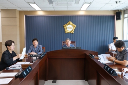 당진시의회, 제121회 임시회 폐회 중 의회운영위원회 개회
