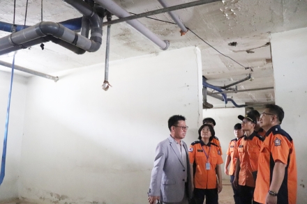 “연이은 아파트 화재, 당진소방서장 노후아파트 긴급 현장 확인 나서”