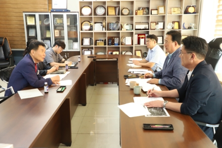 정광섭 부의장, 어기구 국회의원에 농어촌민박 법률 개정 건의