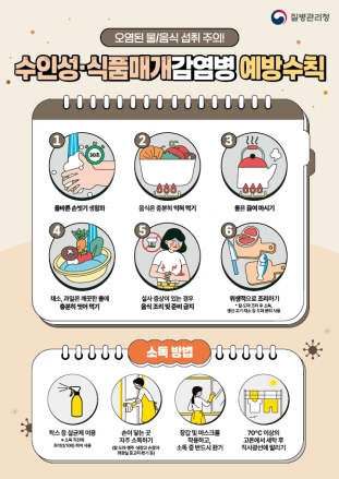 천안시, 수인성·식품매개 감염병 예방수칙 준수 당부