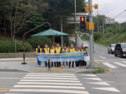 당진3동, 교통안전 캠페인 실시