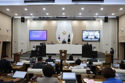 당진시의회, 제123회 임시회 개회