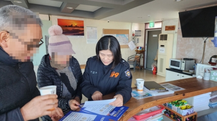 당진소방서, 겨울철 화기취급 증가 대비...숙박시설 안전점검