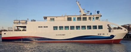 ‘26.2.3, 대천-외연항로 신조 국고여객선 본격 운항