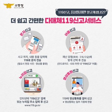 당진소방서, ‘119다매체 신고 서비스’ 적극 홍보...