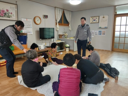 서산경찰서 성연파출소, 노인교통사고 예방 홍보활동 강화!