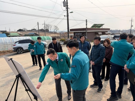 예산군수, 주요 현안 사업장 현장답사 실시