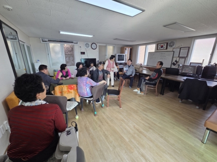 서산경찰서 성연파출소, 노인 대상 신종 보이스피싱 예방 교육 실시!