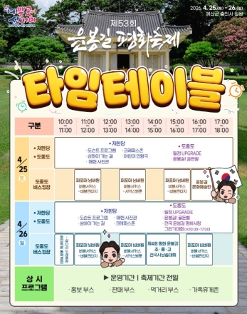 예산군, 가족과 함께하는 ‘참여형 축제’로의 도약… 제53회 윤봉길 평화축제 개막