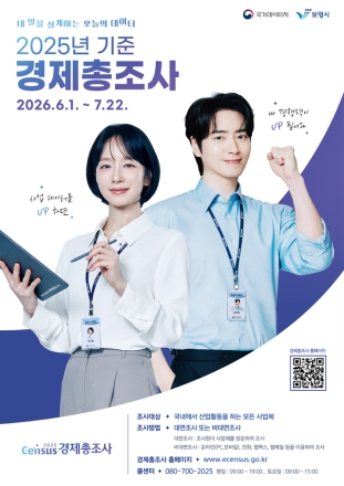 보령시, 2025년 기준 경제총조사 실시