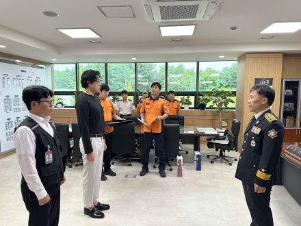천안서북소방서, 주택용 소방시설 활용한 초기 진화로 아파트 화재 피해 최소화