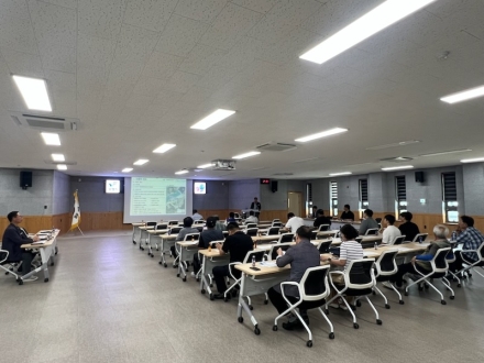보령시, 소성 자연재해위험개선지구 정비사업 주민설명회 개최