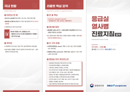 온열질환자 10배 폭증…질병청, 첫 열사병 표준 지침 배포
