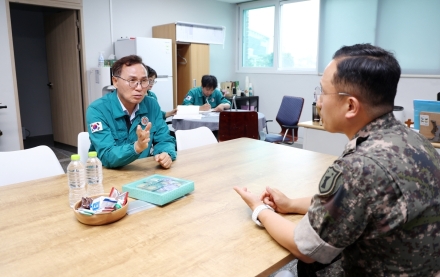 윤희신 태안군수, 8해안감시기동대대 찾아 장병 격려