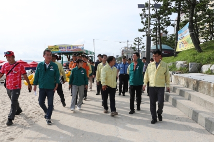 행정안전부 재난안전관리본부장, 보령머드축제 및 대천해수욕장 안전관리 실태 점검