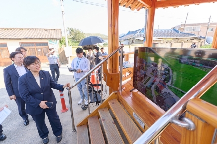 아산시, 보건복지부와 ‘여름철 취약계층 보호 대책’ 현장 점검