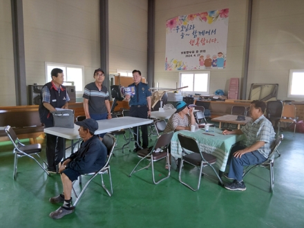 서산경찰서 성연파출소,찾아가는 교통사고·온열질환 예방 홍보활동 전개