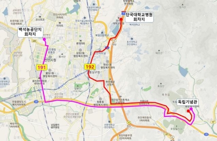 천안시, K-컬처박람회 기간 191·192번 버스 투입…독립기념관 노선 증편