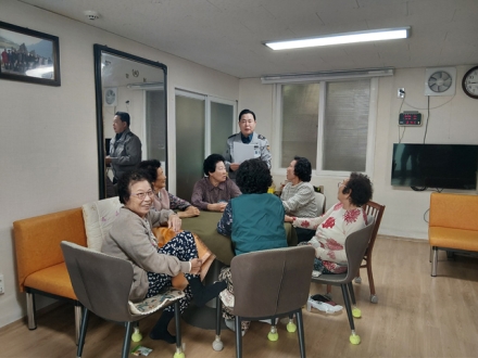 서산경찰서 성연파출소 가을 수확철 어르신 교통사고 예방총력!