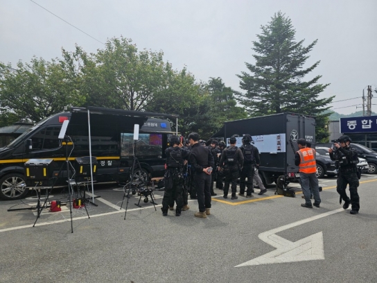 충남경찰청, 2024년 서남권 국가 대테러부대 연합훈련 실시 “테러로부터 안전한 도민의 평온한 일상을 위해.”