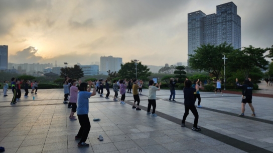 서산시, 야외신체활동 프로그램 ‘야간체조광장’ 운영