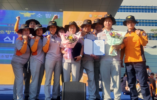 당진소방서 의용소방대 연합회, 전국 의용소방대 소방기술경연대회 ‘2위’