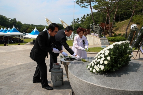당진시, 6월 호국보훈의 달, 당진시 제69회 현충일 추념식 거행