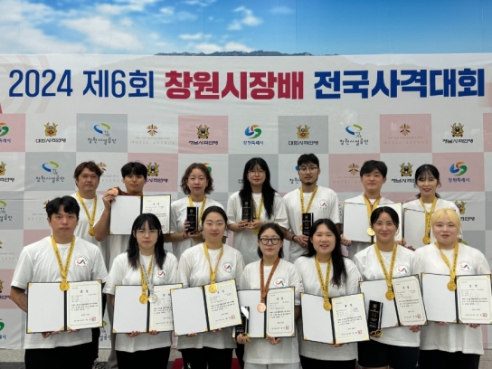 서산시청 사격팀, 제6회 창원시장배 전국사격대회 메달 10개 획득