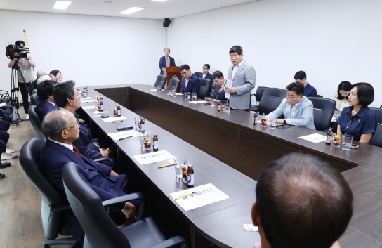 제12대 충남도의회 후반기 의장단 도내 주요기관 방문