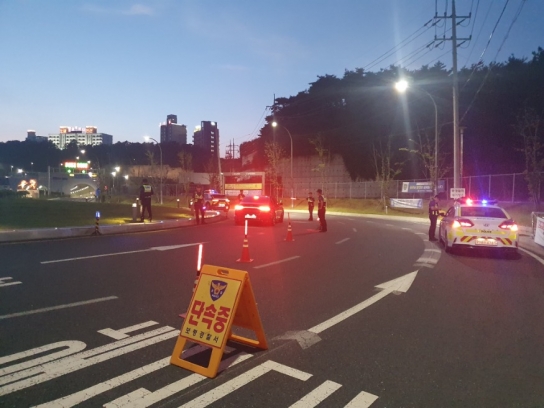 충남경찰청, 주요대로, 고속도로 TG 양방향 음주운전 등 집중단속