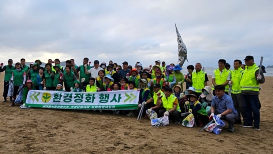 당진시, 해수욕장 개장 전 환경정화 활동 실시