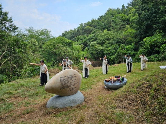 홍성군, 한국 전통춤 거장 ‘한성준 선생’ 150주년 기념 비석 건립