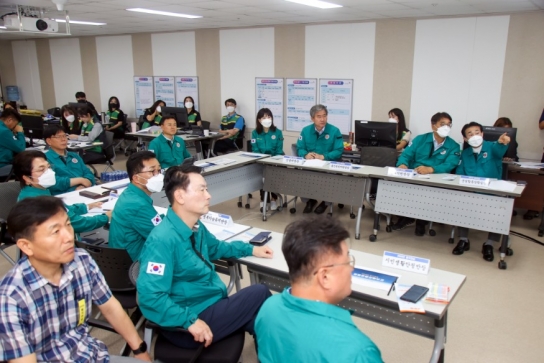 당진시의회, 2024 을지훈련 종합상황실 격려 방문