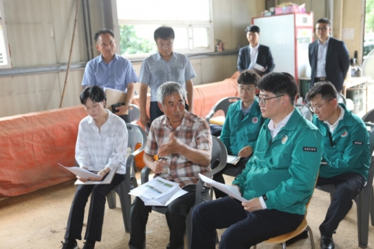 당진시, 권재한 농촌진흥청장, 당진 과수화상병 농가 방문