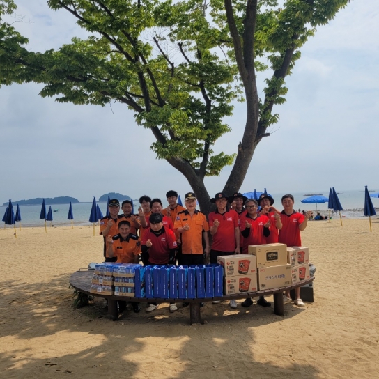 당진소방서장,119시민수상구조대 격려 방문