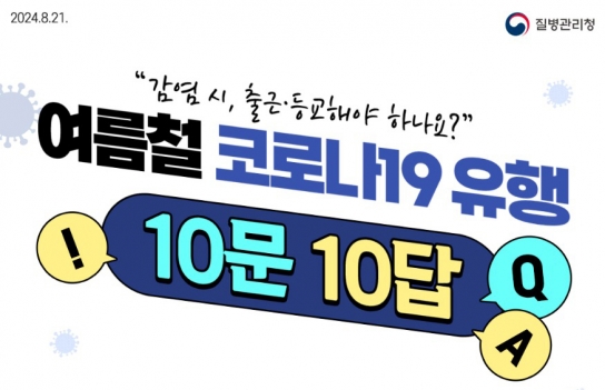 [카드뉴스]여름철 코로나19 유행 관련 국민 궁금증 FAQ