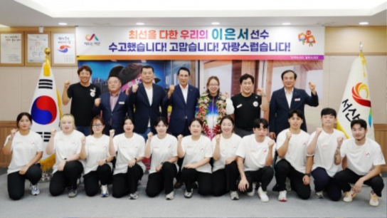 서산시, 파리올림픽 출전 이은서 선수 값진 도전 ‘지지’