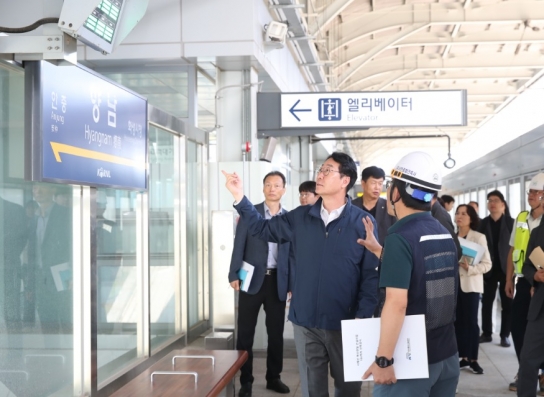 화성시, 정명근 시장, “철도 없던 서부권에 서해선 개통은 큰 성과...화성시 발전 뒷받침할 것”