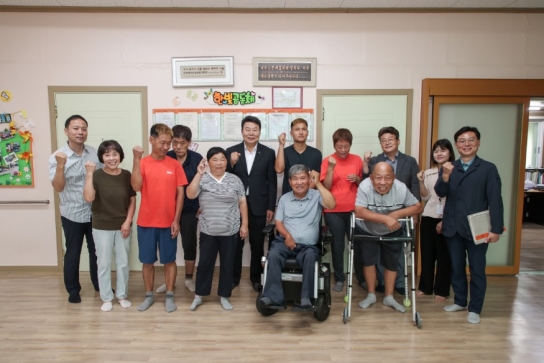 오성환 당진시장, 추석 맞이 사회복지복지시설 위문