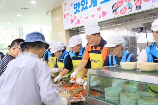 당진소방서, 장애인·노약자 무료 급식봉사